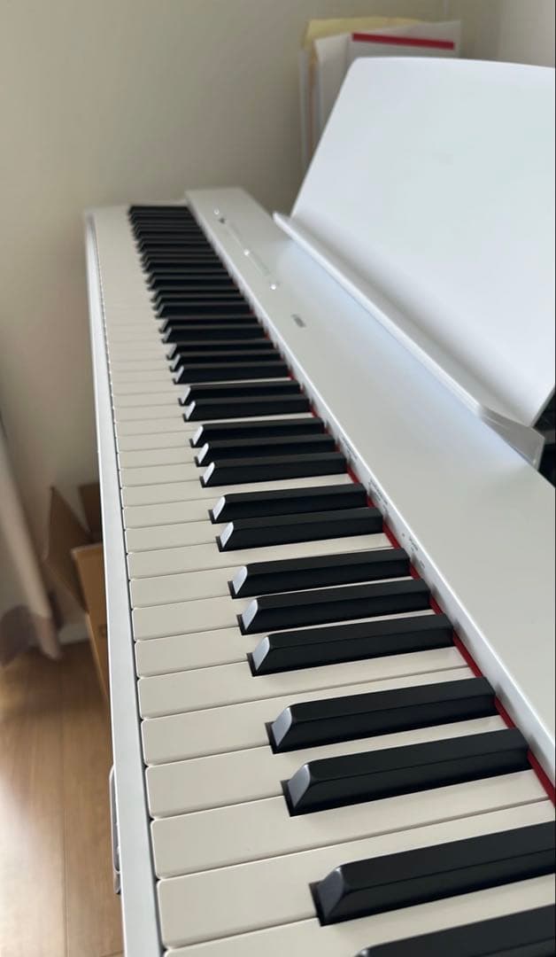 YAMAHA P-225 電子ピアノ 美品 ケース・ペダル・USBケーブル付