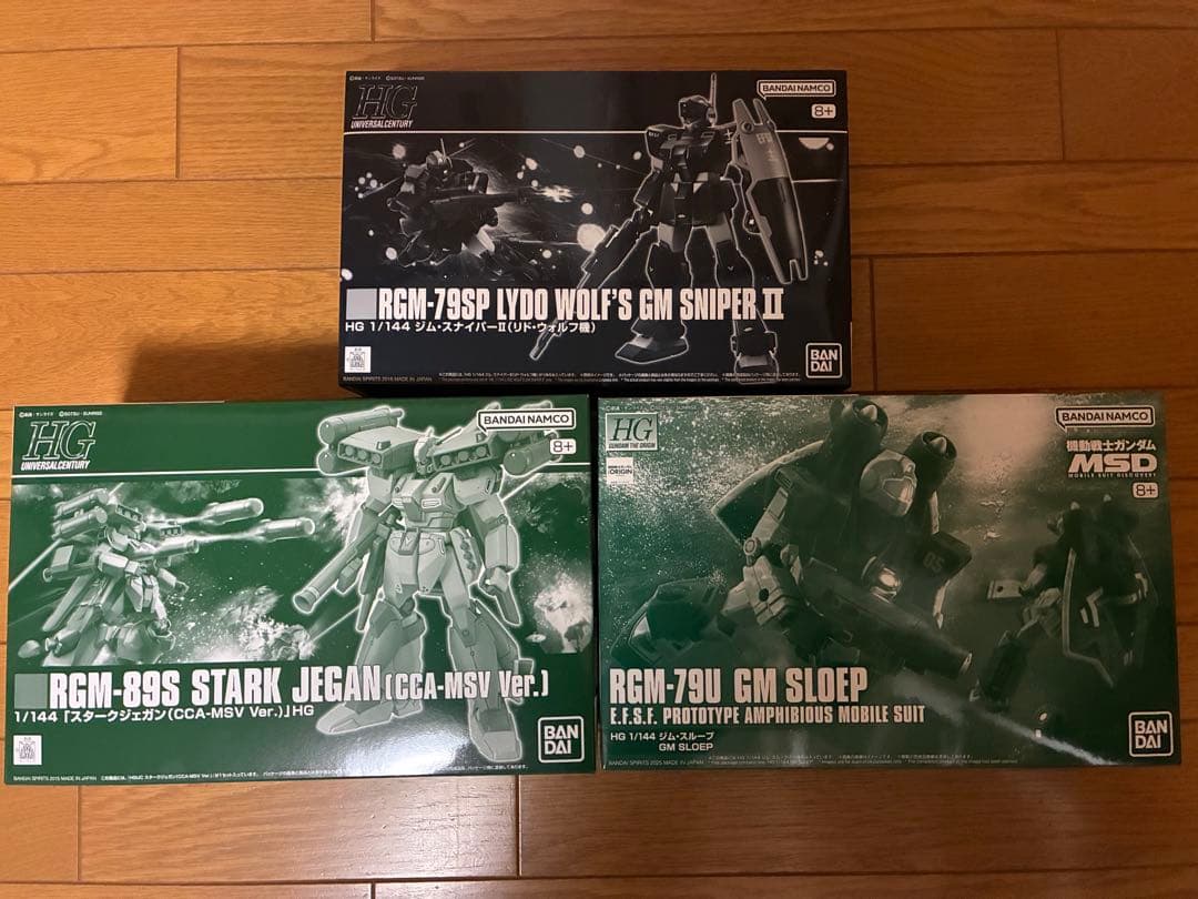 HG ジムスナイパー2（リドウォルフ機） スタークジェガンCCA ジム・スループ