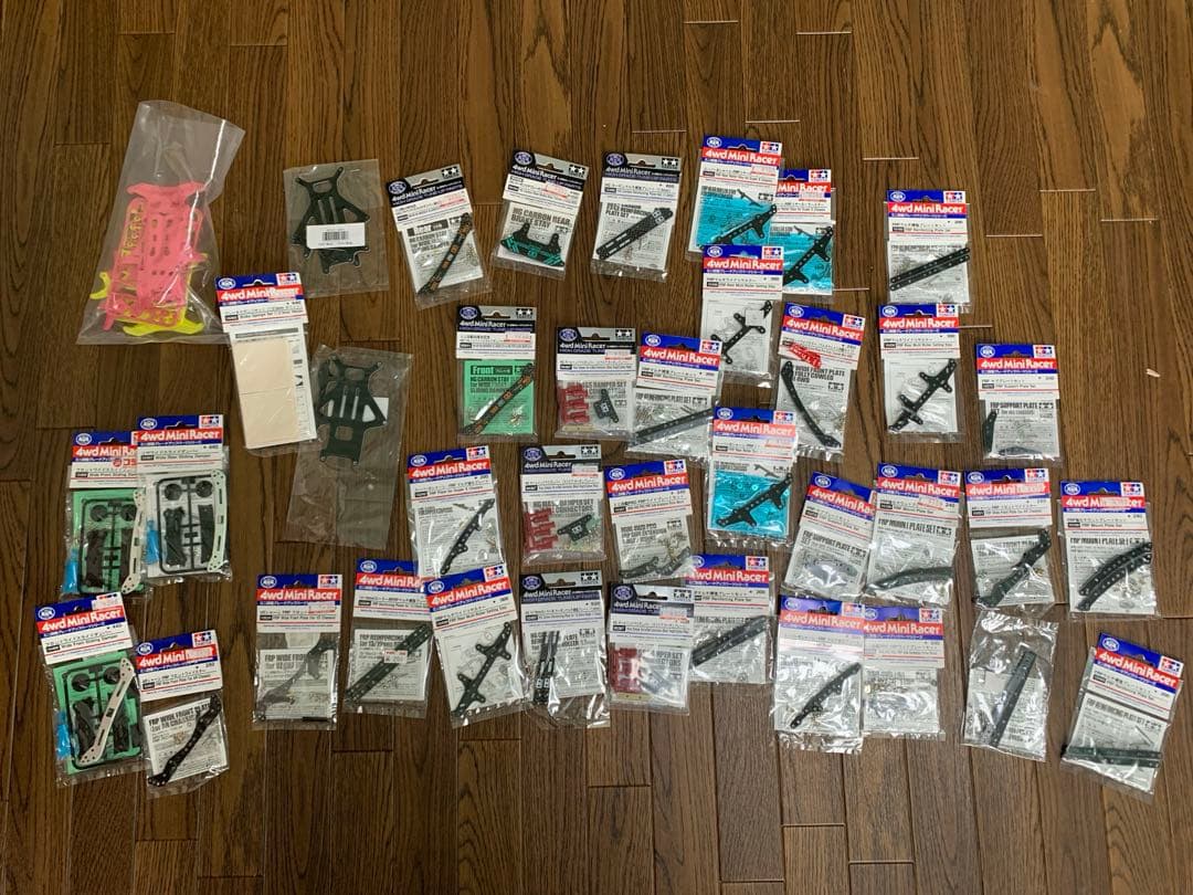 ミニ四駆パーツと工具　引退セット