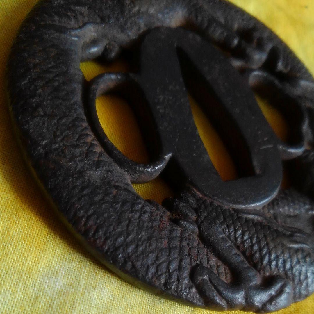 龍彫鐔　刀道具　骨董