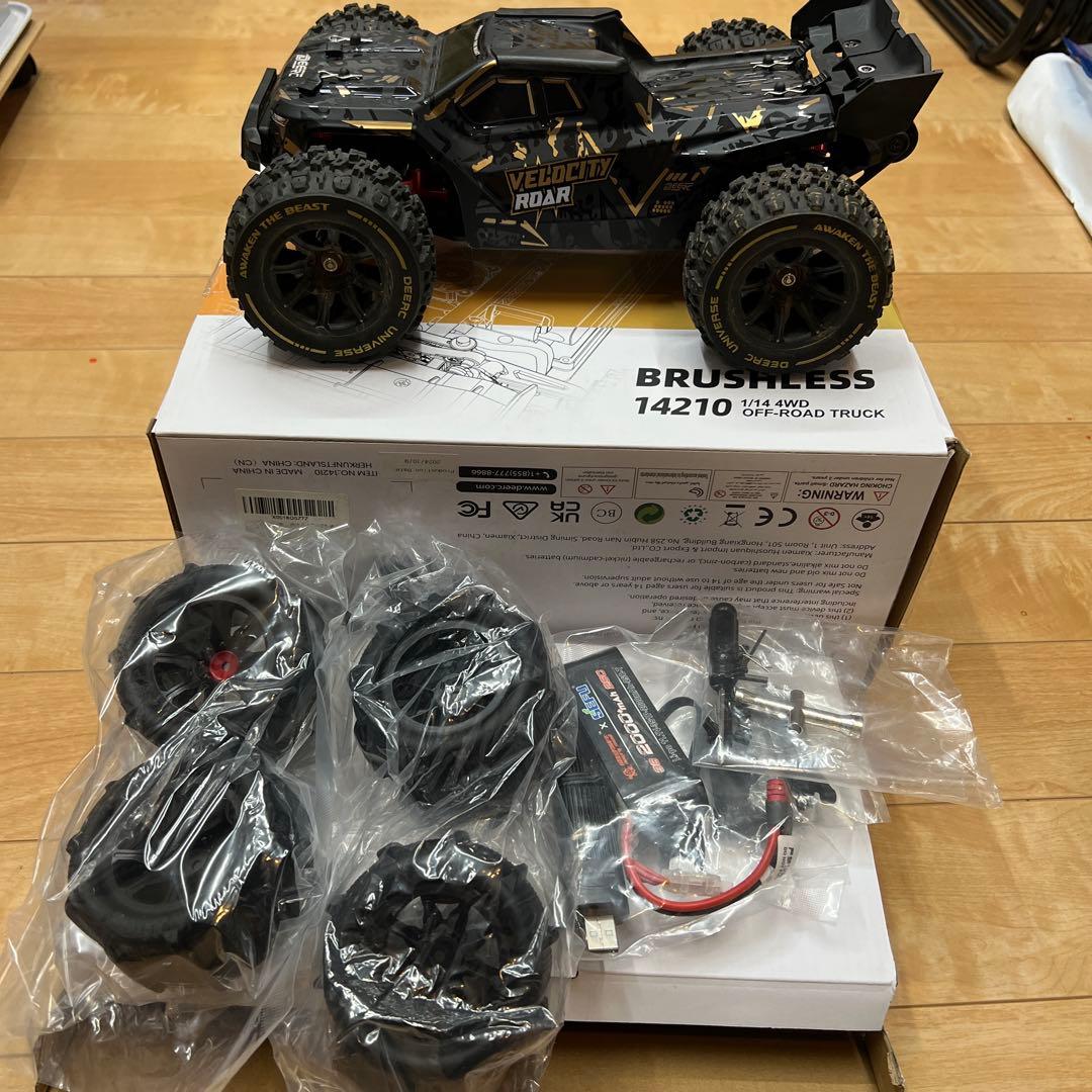 DEERC 14210 ブラシレス 4WDオフロードトラック　ほぼ新品