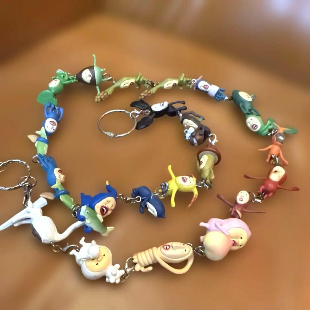 こびと図鑑ストラップ22個セット　フィギュア　キーホルダー　カクレモモジリ