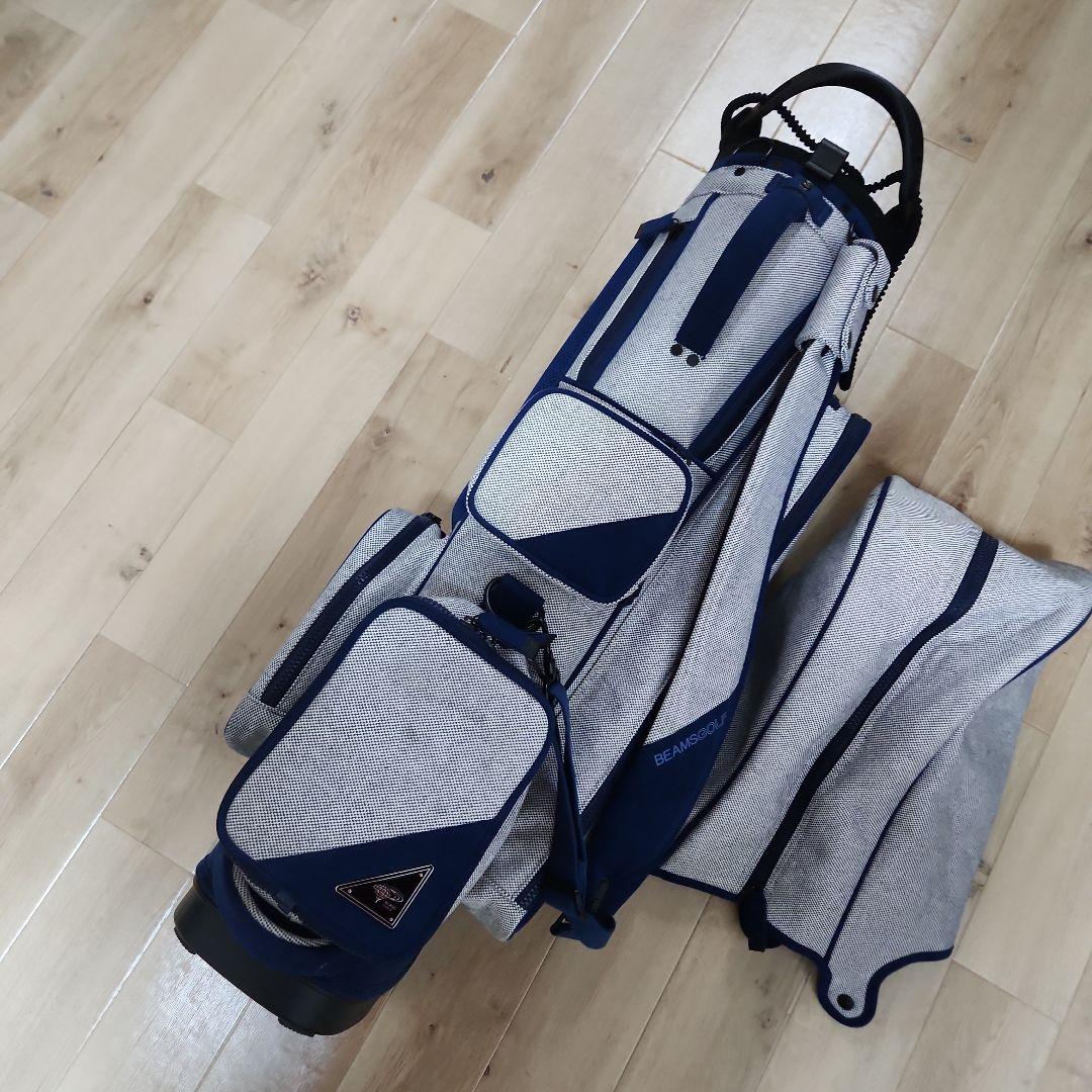 BEAMSGOLF NSG COTTON CANVAS/スタンド式CB/ネイビー