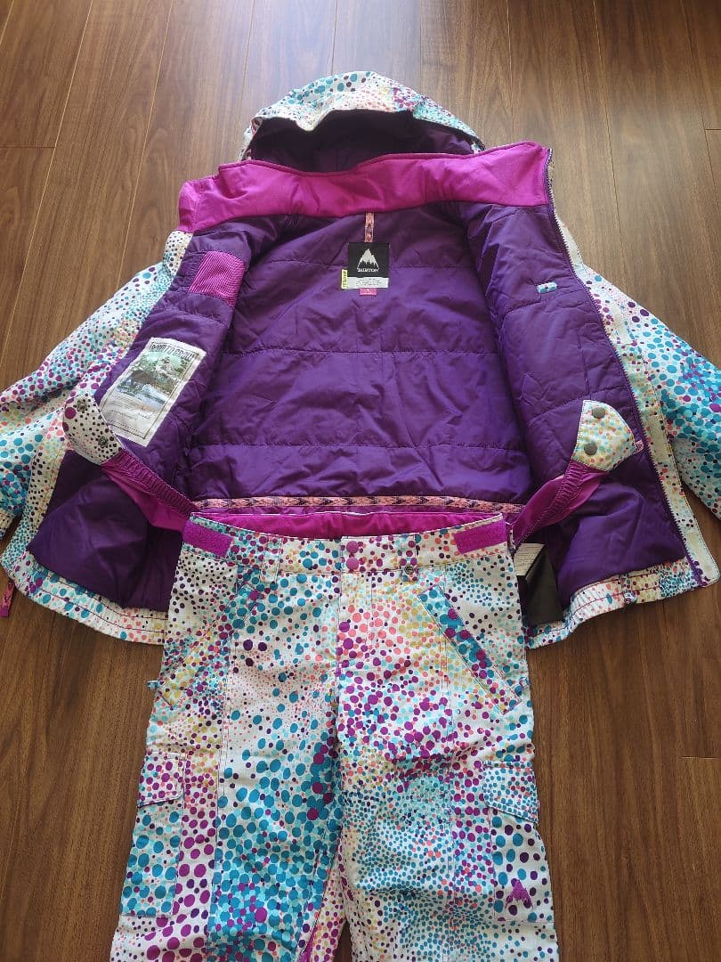 【150cm相当】BURTON キッズ スノーボード ウエア 上下 セットアップ