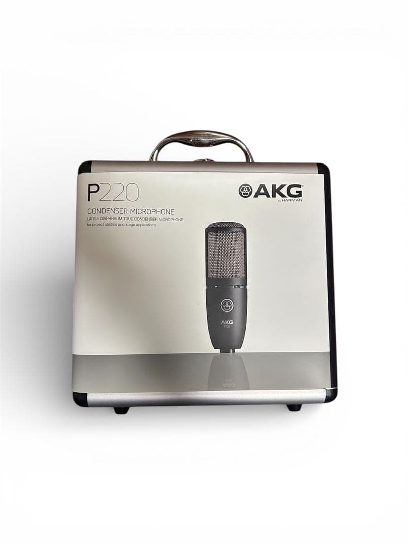 AKG P220 コンデンサーマイク ショックマウント付き