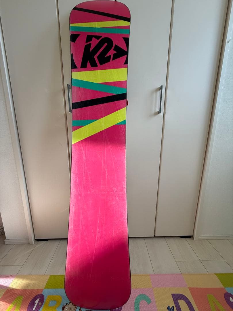 K2スノボート146センチとバインディングとスノボバッグ3点セット