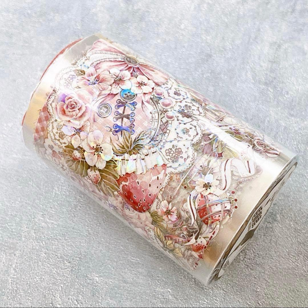 ⭐️SALE⭐️梧桐鹿文创《苺色心事》海外マスキングテープ　マステ 【1909】