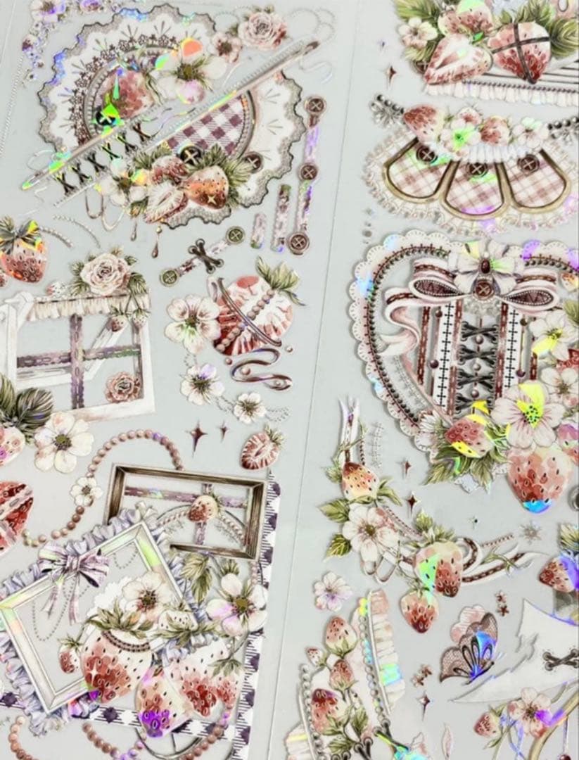 ⭐️SALE⭐️梧桐鹿文创《苺色心事》海外マスキングテープ　マステ 【1909】