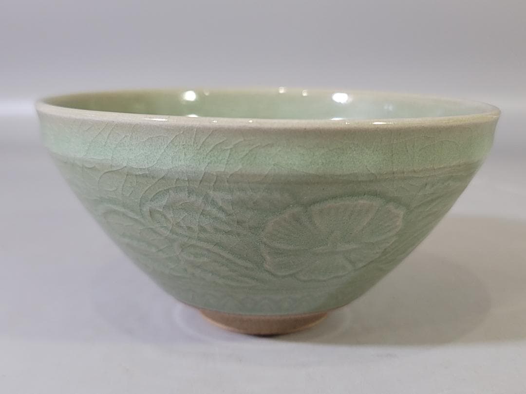 茶道具 青磁天目数茶碗 十客 共箱 DT740