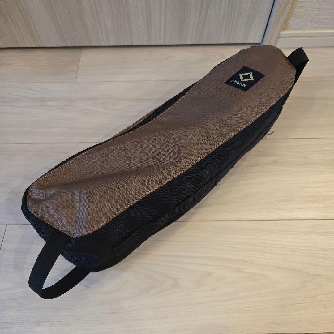 Helinox スイベルチェア ブラウン 収納バッグ付き