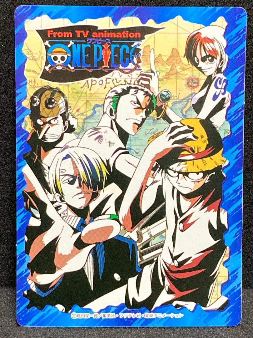 ワンピース　スーパーブロマイド　ルフィ海賊団【コンパクト送料無料・匿名配送】１枚
