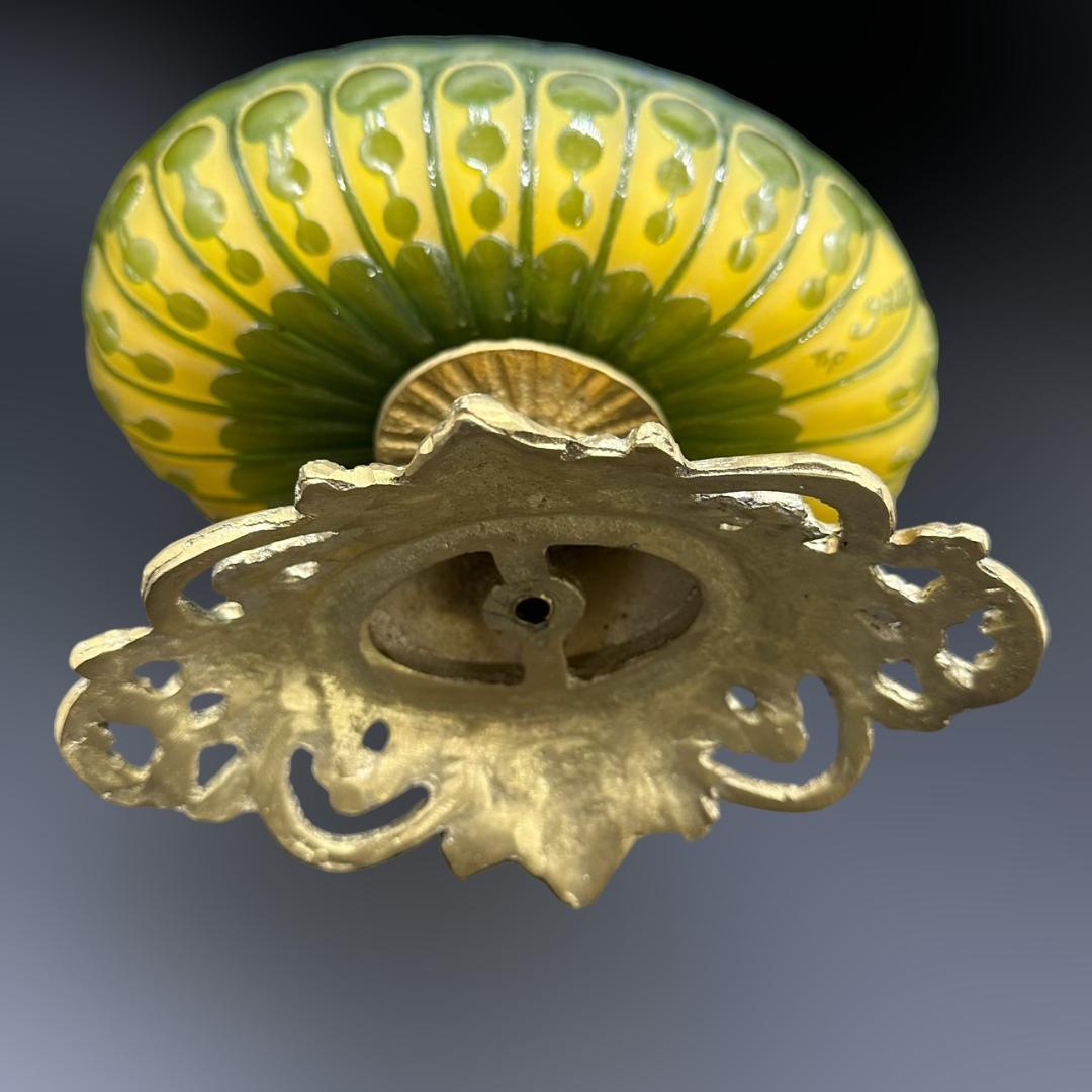 エミールガレ　ボンボニエール　カメオ彫り　被せガラス　高さ15cm