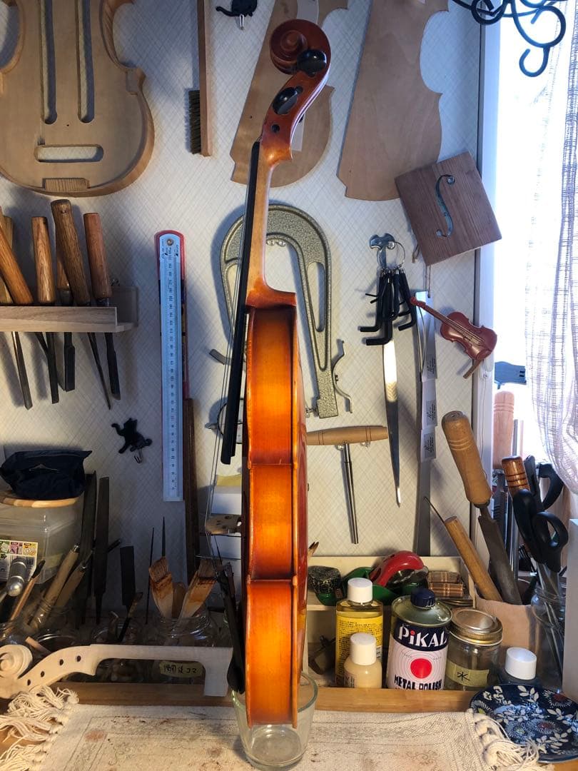 【駒&魂柱調整済】Suzuki分数バイオリンNo280 3/4 1985