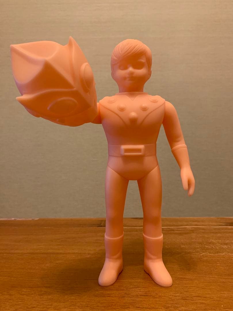 サンダーマスク 面取れ 無版権 パチソフビ フィギュア