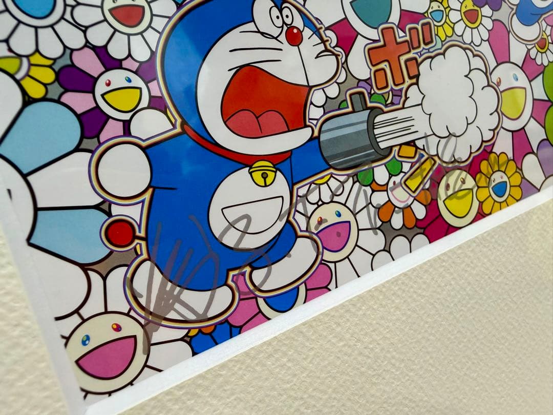 村上隆 ドラえもん あんなこといいな 出来たらいいな フラワー 藤子 リトグラフ