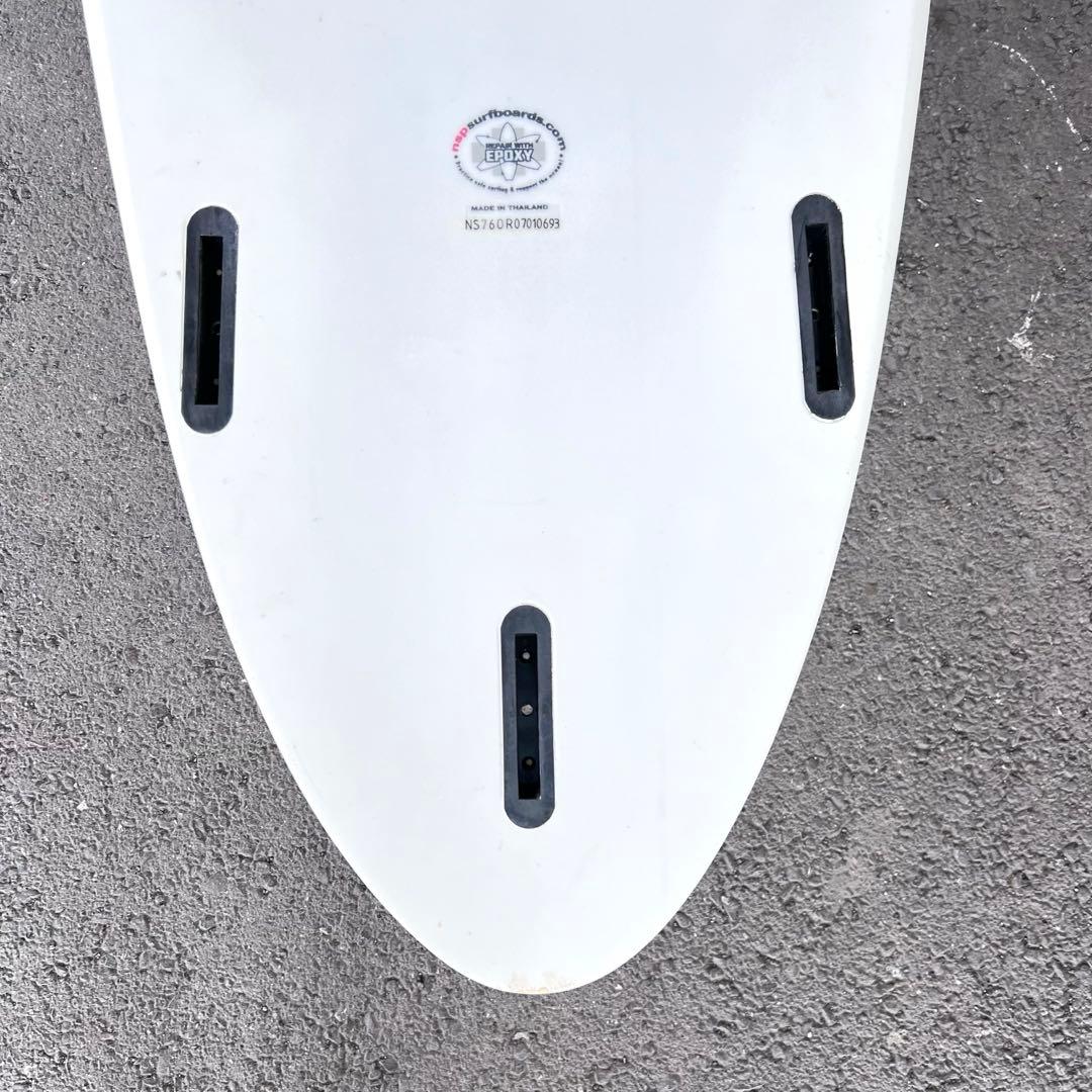 サーフボード　NSP 7’6ft ファンボード　すぐ乗れる　テイクオフ鬼早