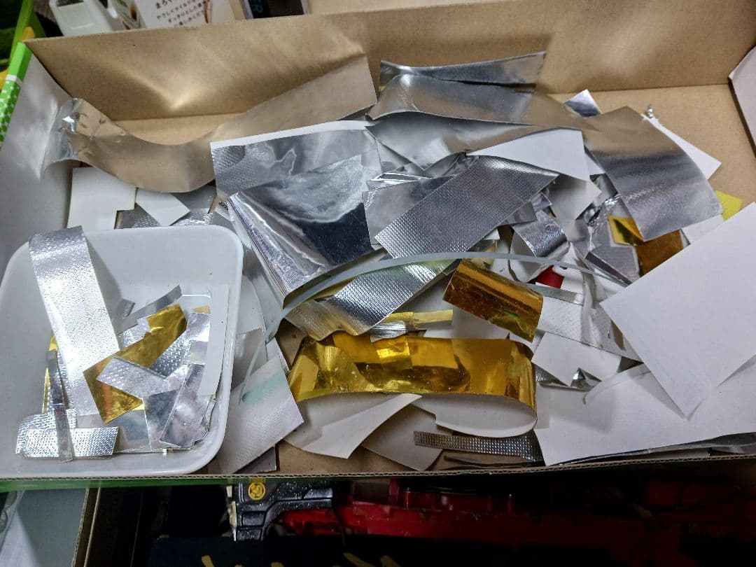 1/32デコトラ、トラックプラモデルジャンク部品、余り部品