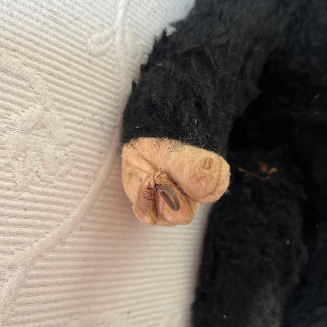 ドイツ　アンティーク　サル　猿　ぬいぐるみ　お座り49cm ベア　ビンテージ