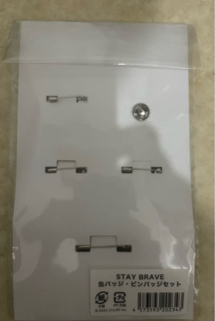 草彅剛STAY BRAVE BOOK ビンテージデニム図鑑 ピンバッチセット