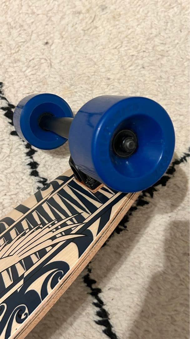 HERMÈS スケートボード ロング ネイビー／ナチュラル 新品未使用