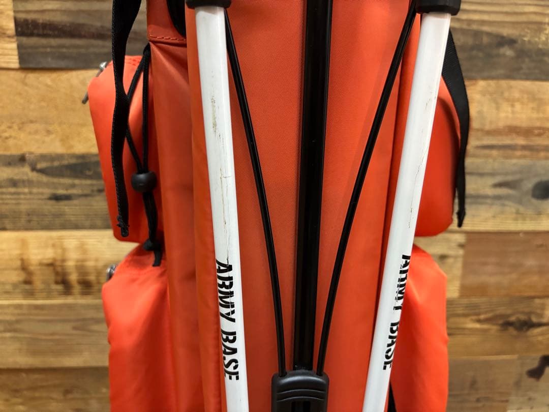 アーミーベースコレクション　 キャディバッグ オレンジ