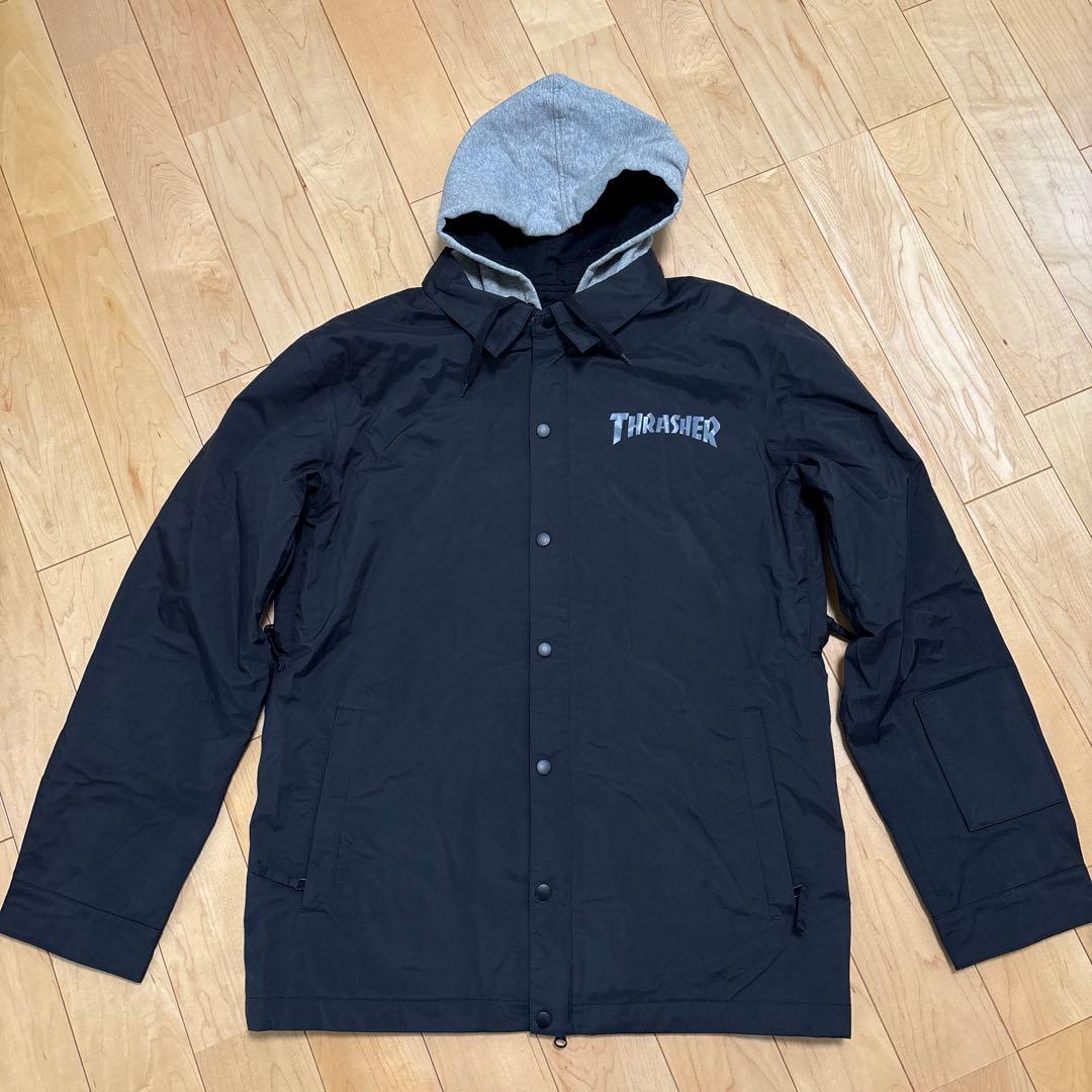 【極美品】　AA HARDWEAR ダブルエー　スラッシャー　スノボ　黒灰　L