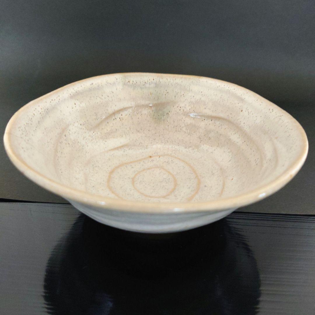 赤膚焼 二代 大塩昭山作　 抹茶茶碗 　平茶碗　茶道具