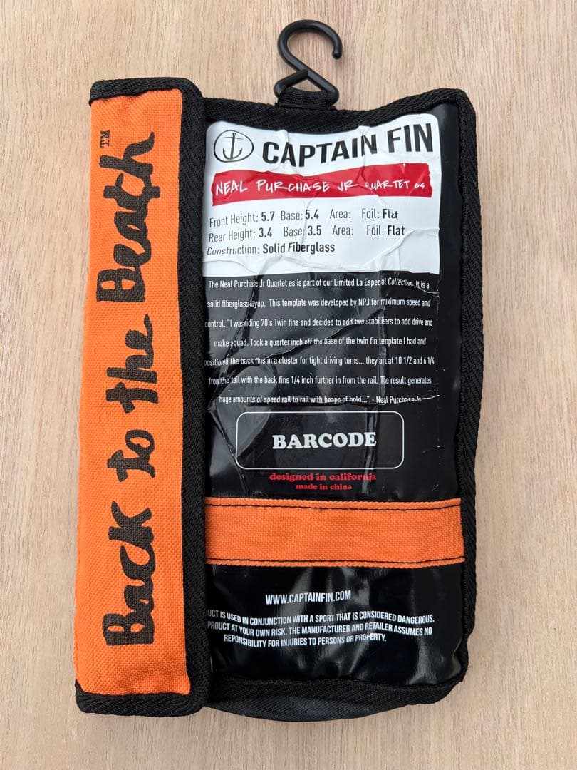 フューチャーフィン　クアッド　Neil purchase jr キャプテンフィン