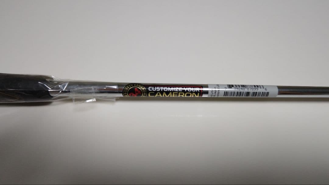 新品グリップ付き パター用スチールシャフト 34インチ