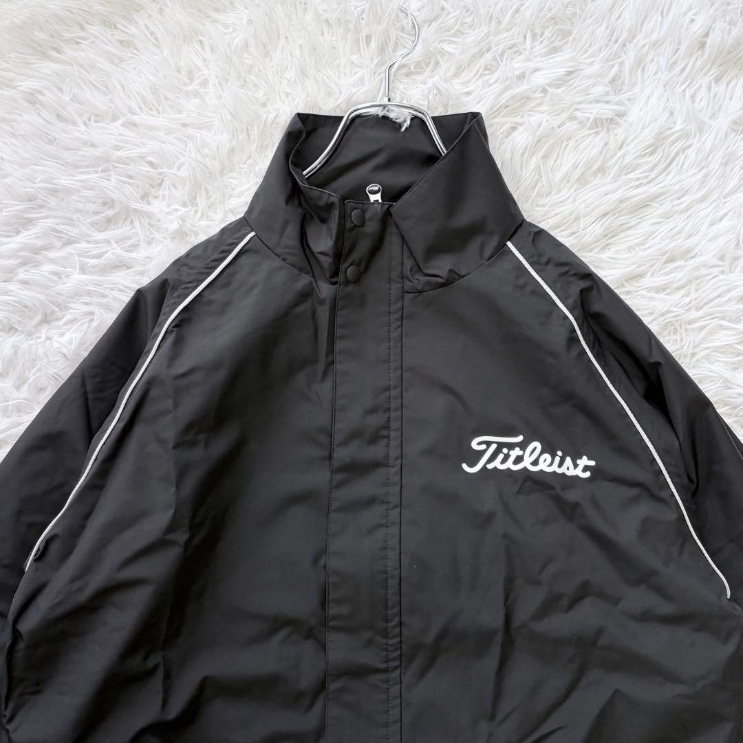 極美品✨Titleist タイトリスト レインウェア 上下セットアップ 黒 L