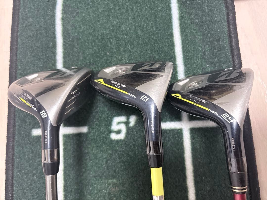 ブリジストンＪＧＲフェアウェイウッド　3本セット　5-7-9