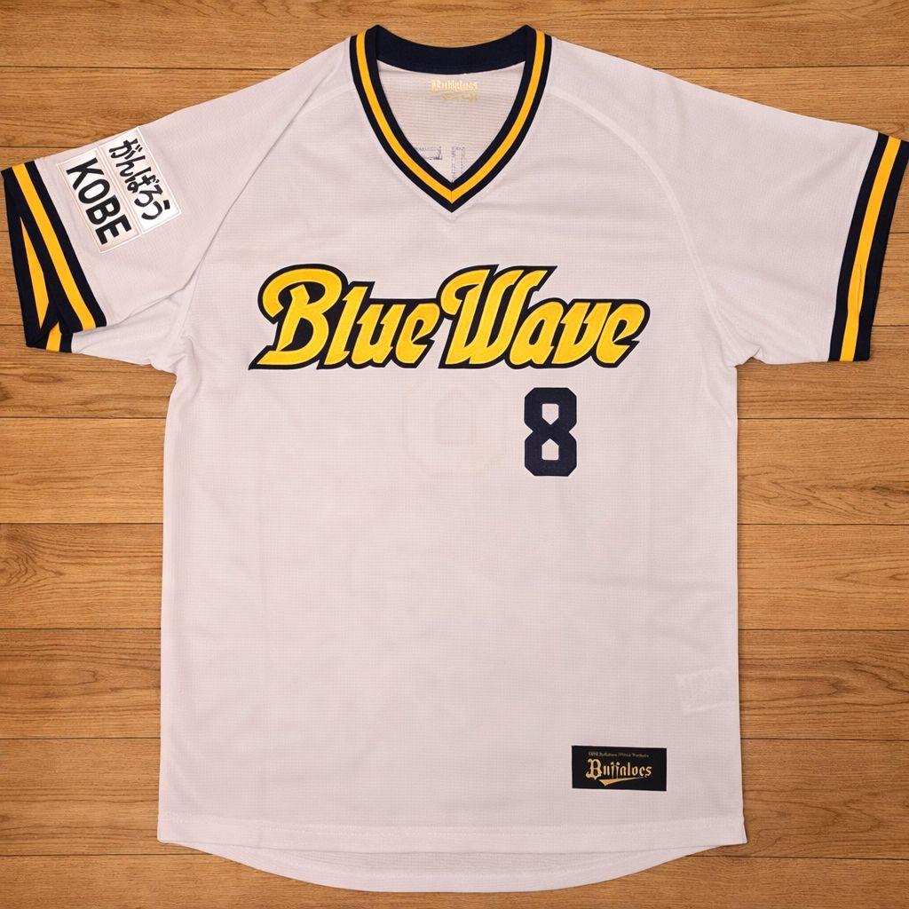 麦谷祐介 直筆サイン入り ハイクオリティユニフォーム ブルーウェーブ Mサイズ