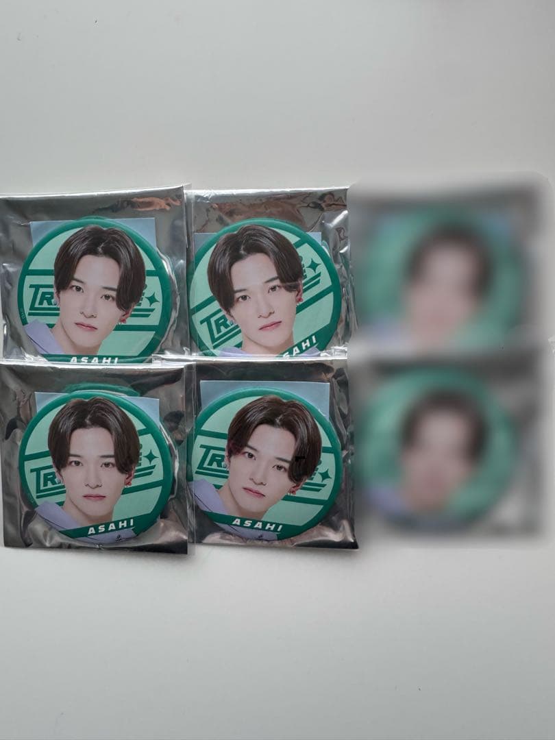 treasure アサヒ 缶バッジ まとめ売り