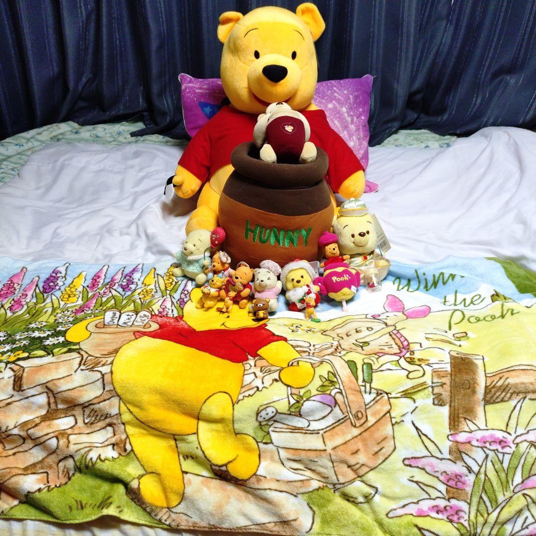 くまのプーさん ハニーポット付きぬいぐるみセットバスタオル大付き