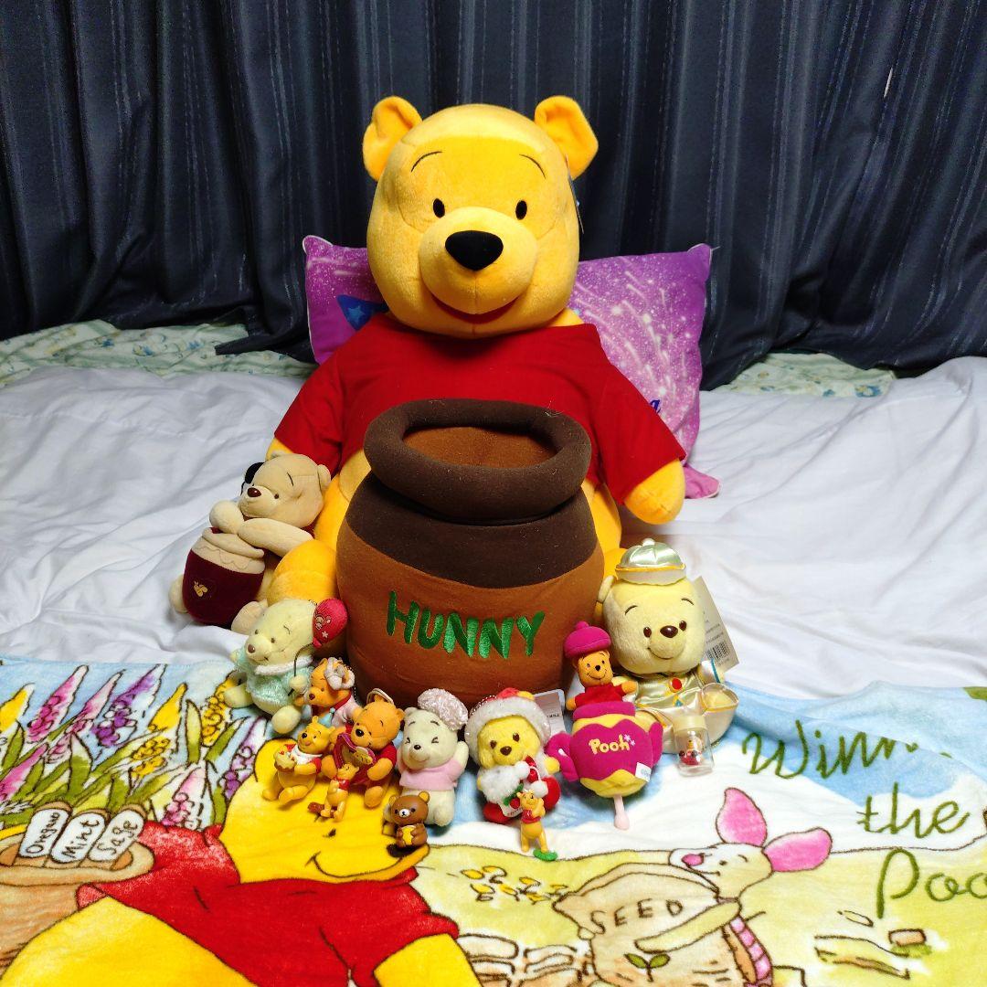 くまのプーさん ハニーポット付きぬいぐるみセットバスタオル大付き