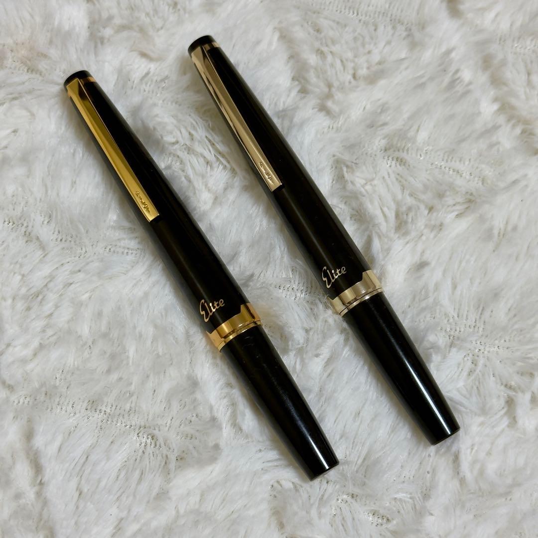 PILOT　パイロット　万年筆　Elite 14K-585金 2本セット