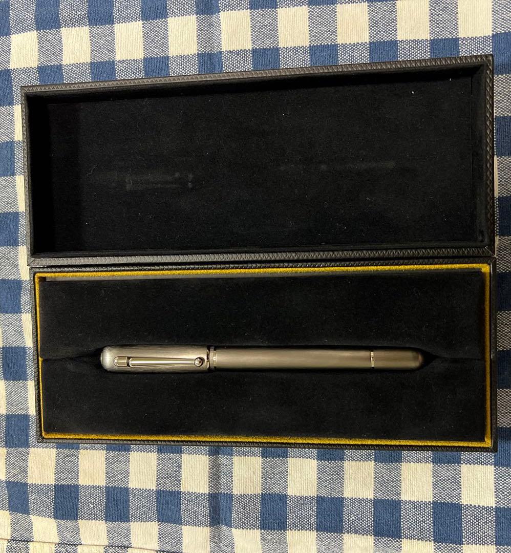 ダンヒル 18K 750 シルバー万年筆、インクコンバーター箱付き
