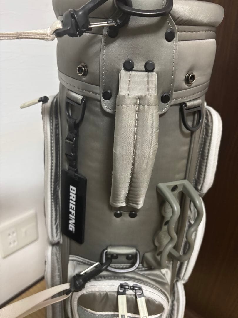 ブリーフィング　キャディバッグ　CR-06 #02 グレー　シルバー