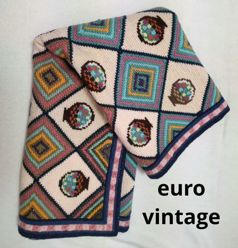 フランスアンティーク 刺繍 壁飾り ハンドステッチ タペストリー ポスター#4