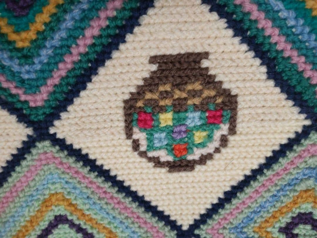 フランスアンティーク 刺繍 壁飾り ハンドステッチ タペストリー ポスター#4