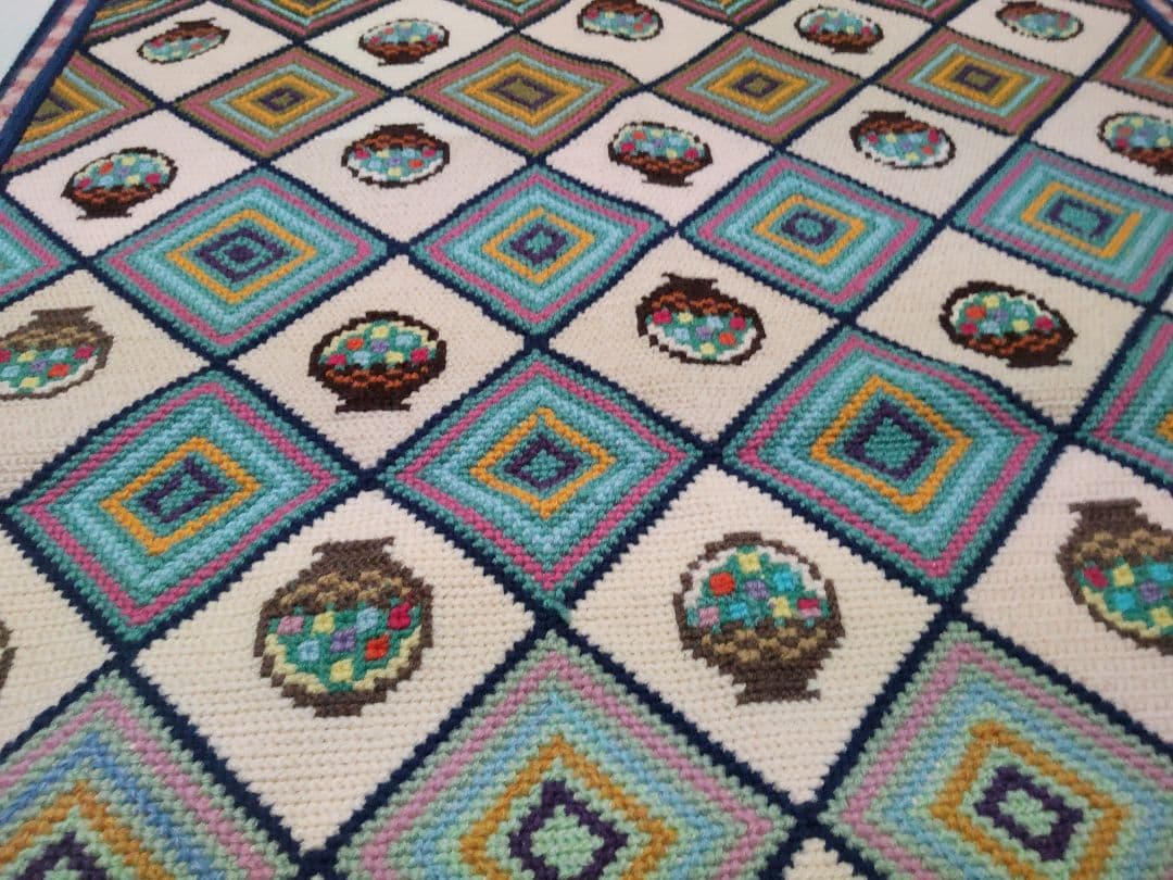 フランスアンティーク 刺繍 壁飾り ハンドステッチ タペストリー ポスター#4