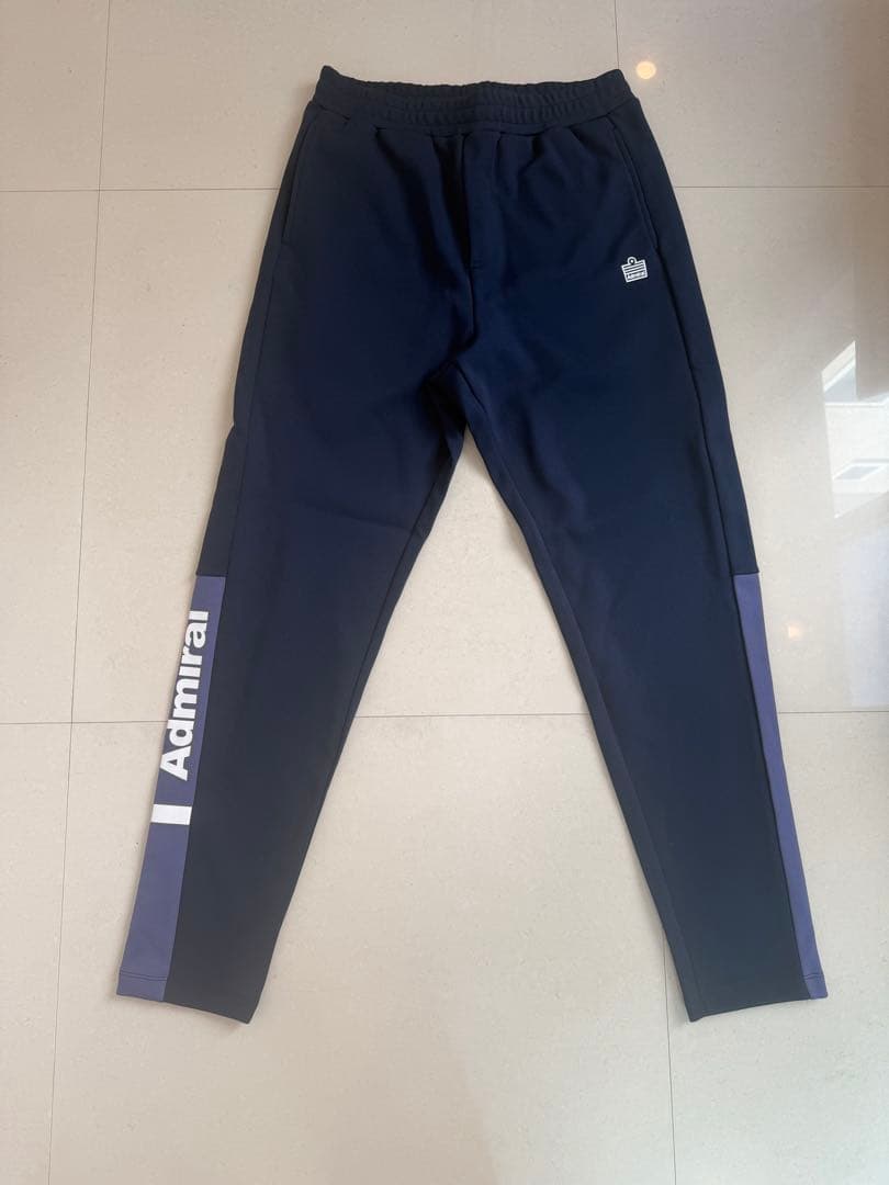 【Admiral】新品未使用タグなし　ネイビー スリムフィットジャージ メンズL