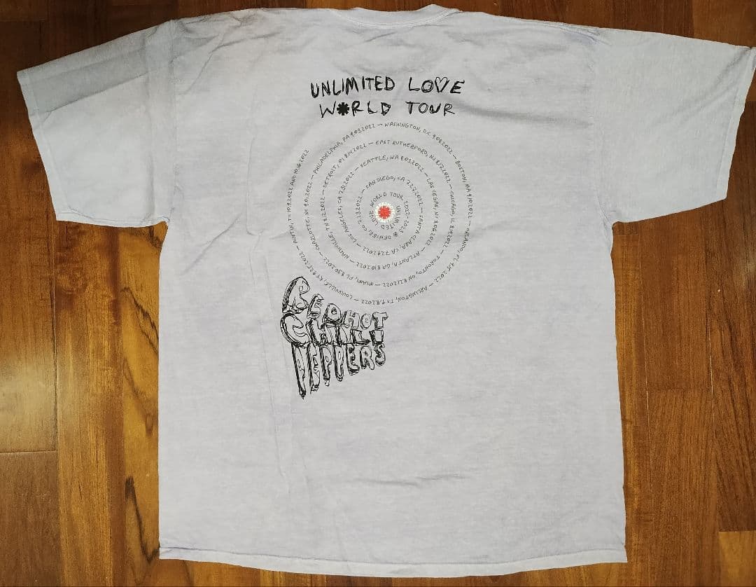 レッド・ホット・チリ・ペッパーズ UL Tour Tシャツ ラベンダー XL