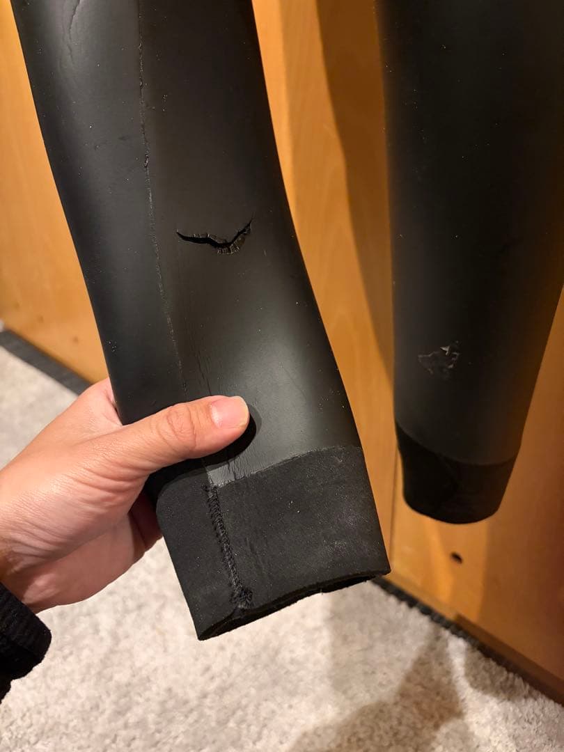 FELLOW セミドライ 5×3ウェットスーツ バックジップ メンズ 裏起毛