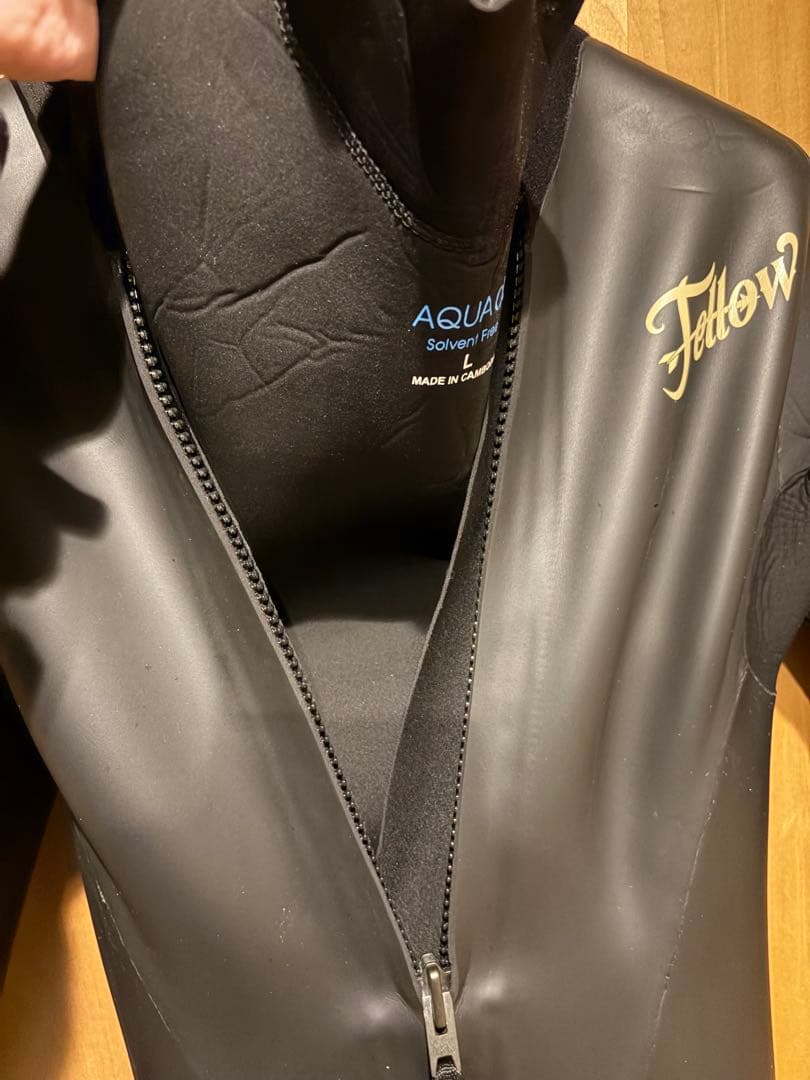 FELLOW セミドライ 5×3ウェットスーツ バックジップ メンズ 裏起毛