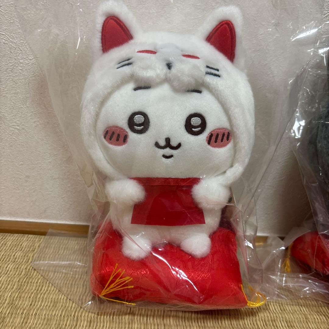 【新品未開封】伏見店限定 伏見稲荷なぬいぐるみ ちいかわ ハチワレ うさぎ