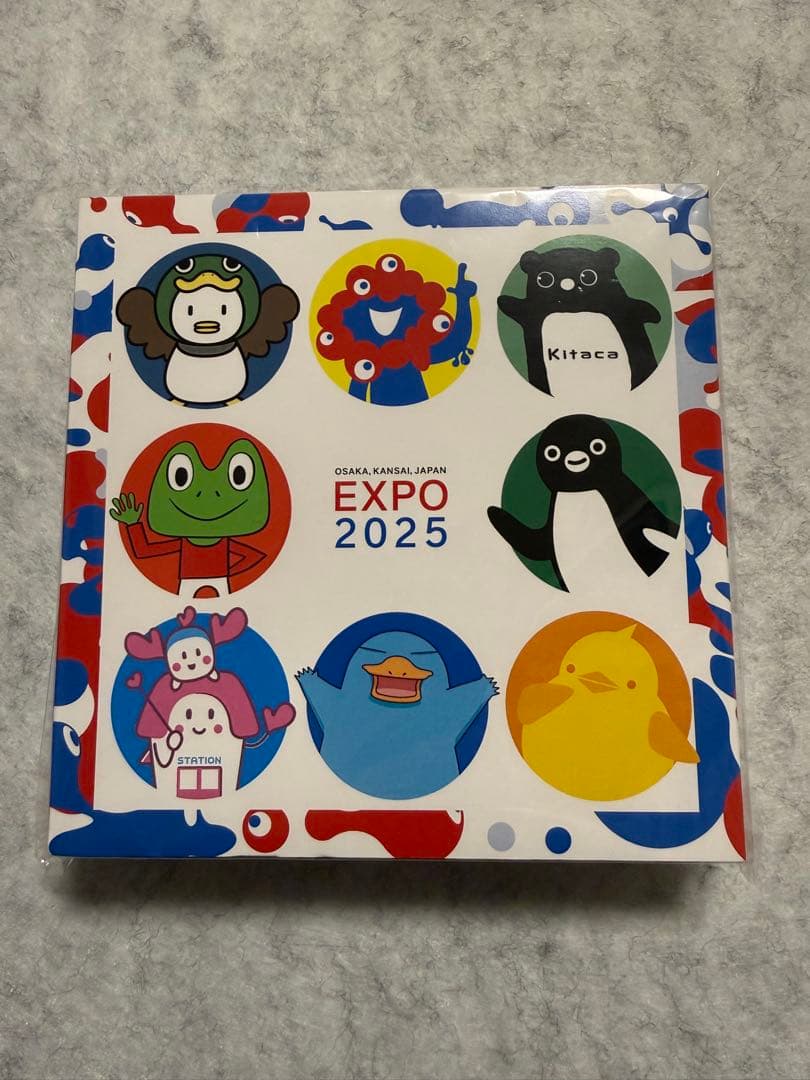 ミャクミャク JR 7キャラクター All Stars ピンバッジ