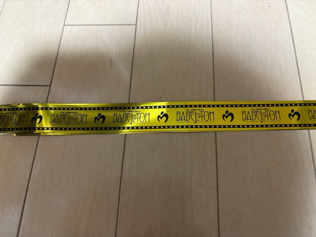 【ライブグッズ】Mrs. GREEN APPLE バベルの塔　金テープ付属