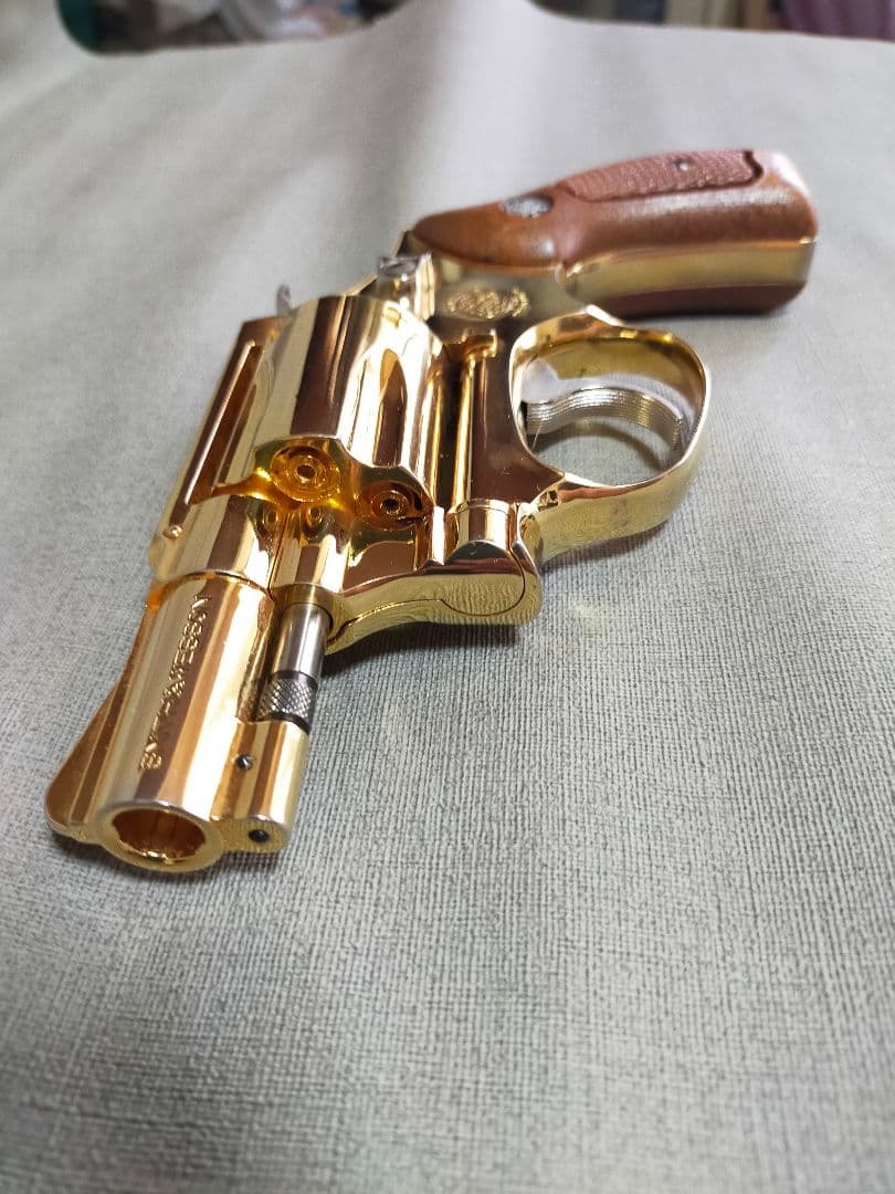 コクサイ S＆W M36 24k GOLDメッキ モデルガン