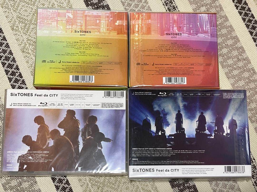 SixTONES Feel da CITY CD-2形態・Blu-ray セット